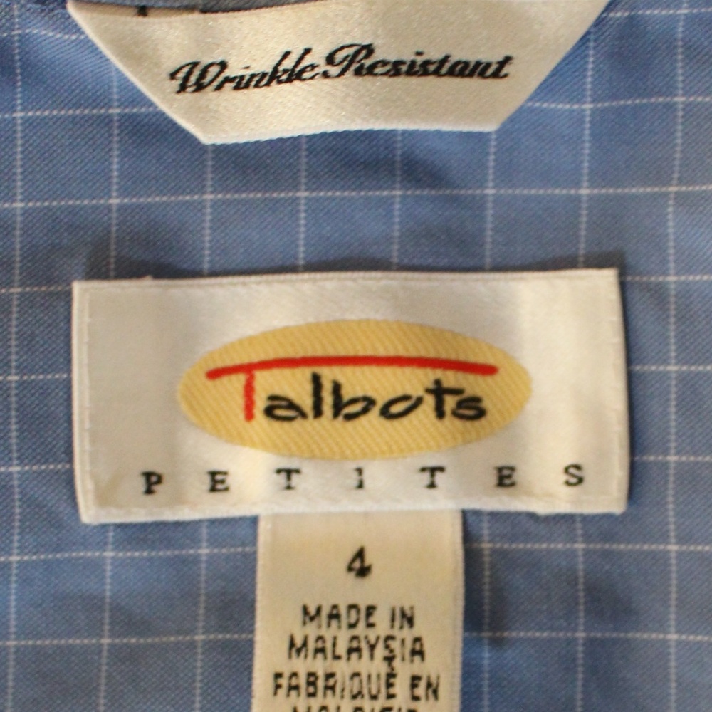 Talbots, wrinkle resistant button down shirt. ........ - Picture 7 of 8